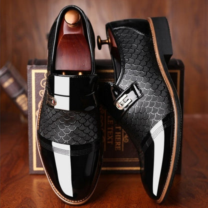 Zapatos de cuero para hombre de estilo vintage para negocios
