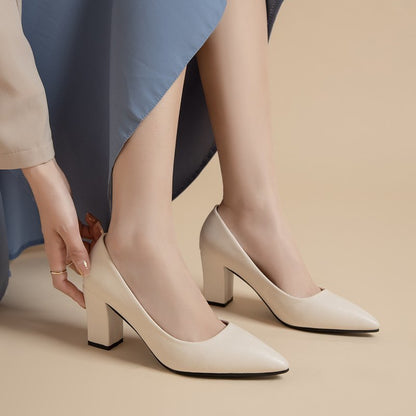 (boca poco profunda) tacones altos