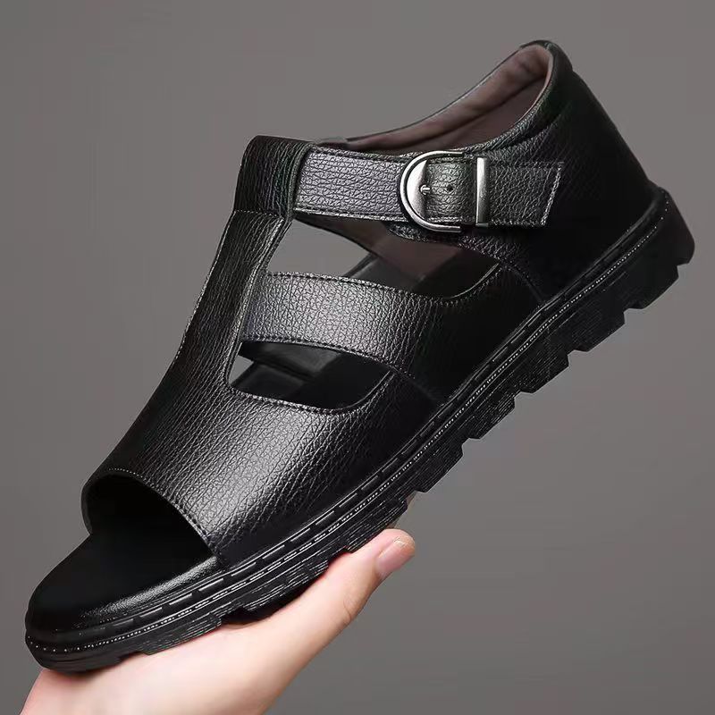 Sandalias para hombre con hebilla