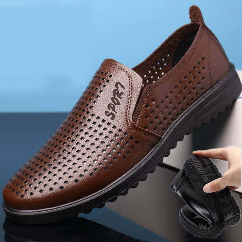 Zapatos masculinos con recortes 2026