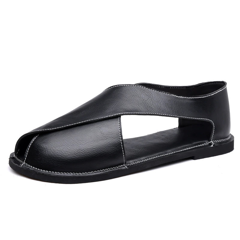 Sandalias retro sin cordones para hombre