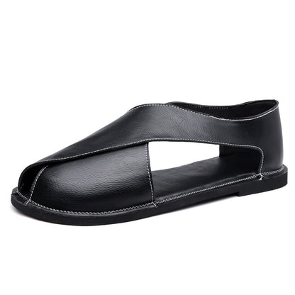 Sandalias retro sin cordones para hombre