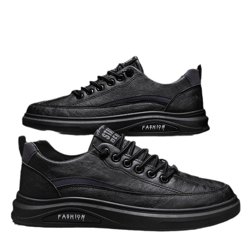 Zapatos de cuero deportivos y casuales para mujer