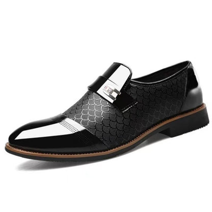 Zapatos de cuero para hombre de estilo vintage para negocios