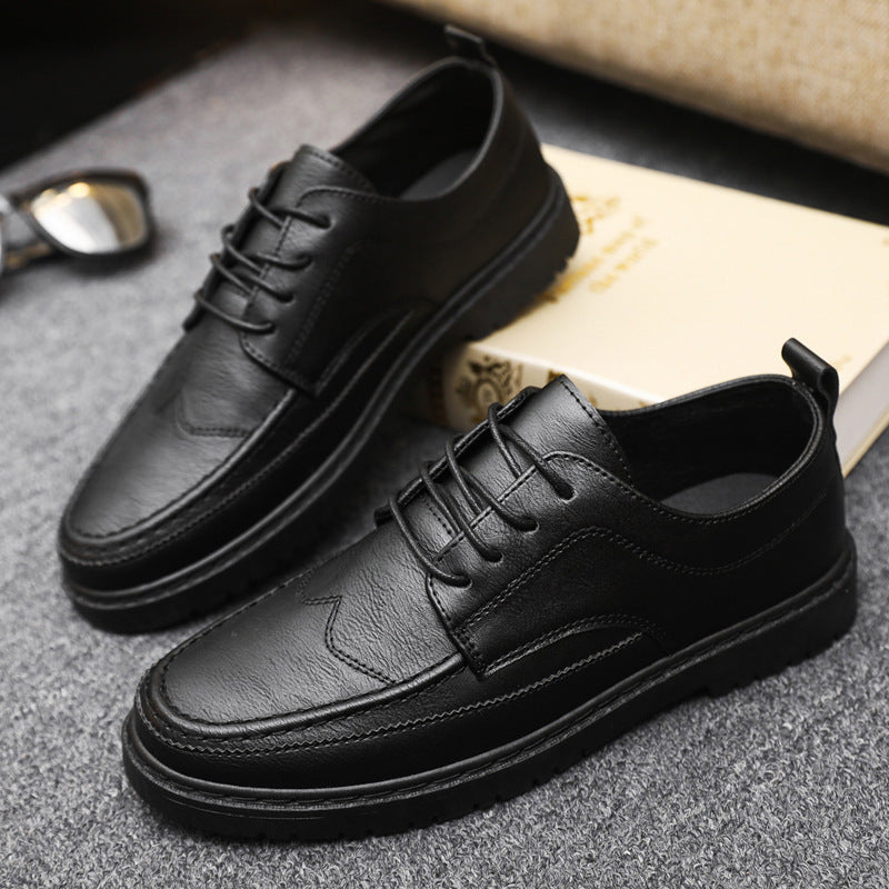 Zapatos de cuero casuales y de moda para hombre