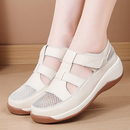 Zuecos de velcro para mujer