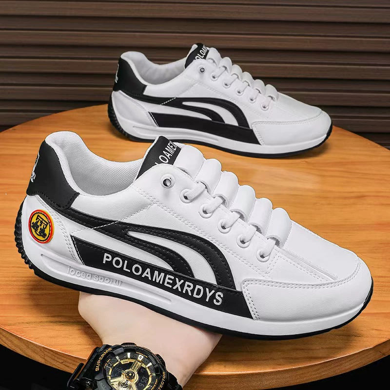 Zapatillas estilo Cortez con bloques de color, cómodas y transpirables.