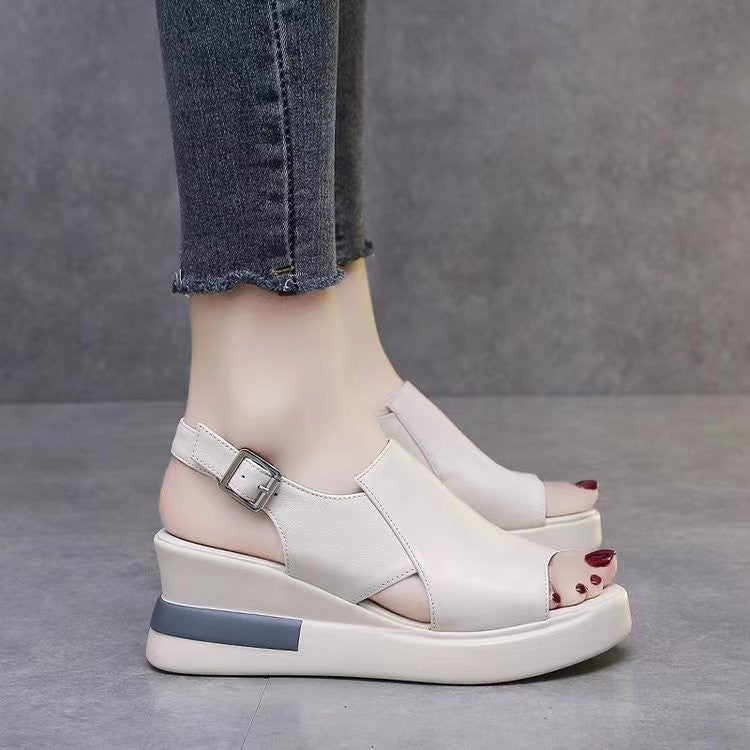Zapatos de cuña con plataforma