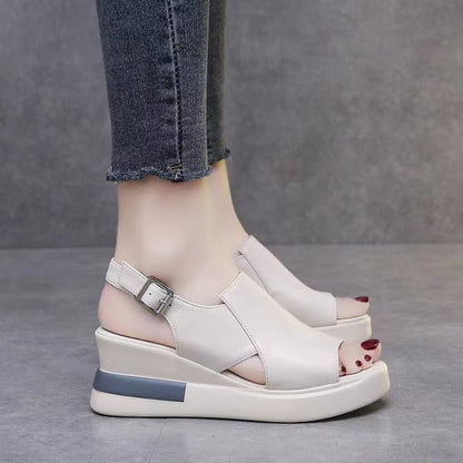 Zapatos de cuña con plataforma