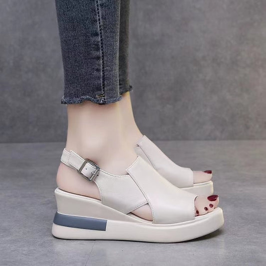 Zapatos de cuña con plataforma