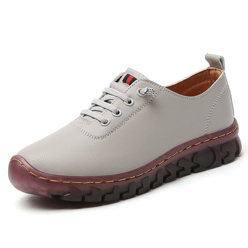 Zapatos de cuero para mujer cosidos a mano