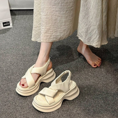 Sandalias deportivas de plataforma para mujer