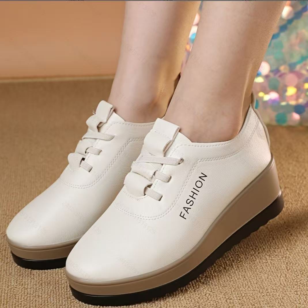 Zapatos de cuña con plataforma para mujer