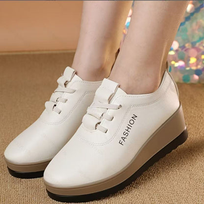Zapatos de cuña con plataforma para mujer
