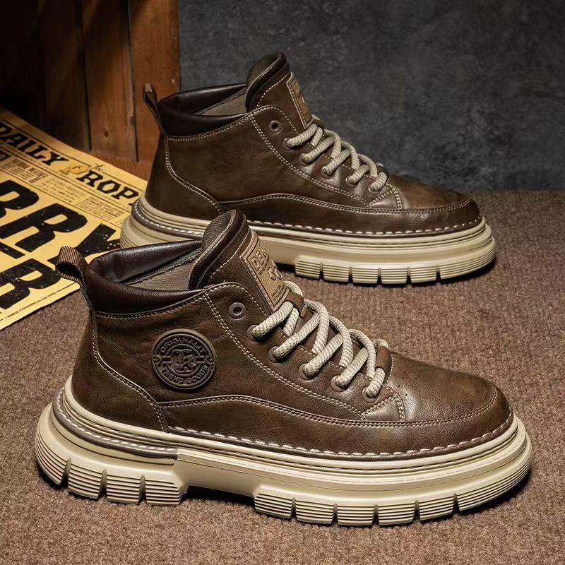 Botas de trabajo impermeables que aumentan la estatura