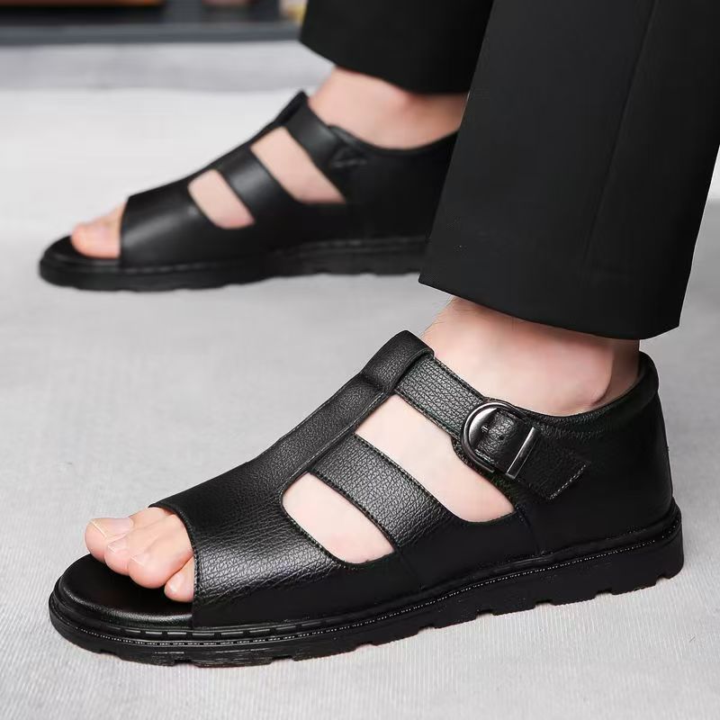 Sandalias para hombre con hebilla