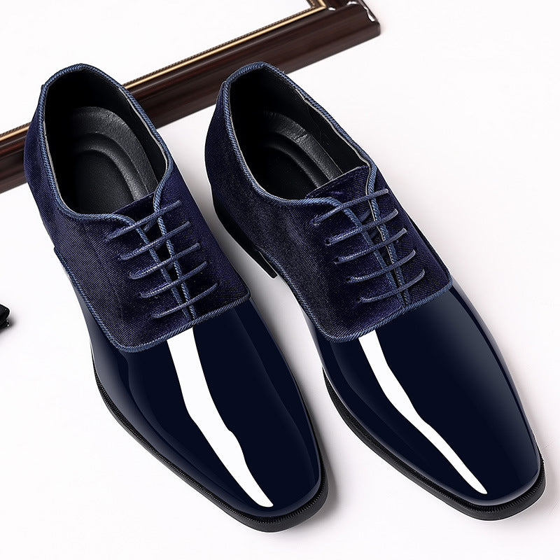 Zapatos bajos de cuero para hombre, estilo británico
