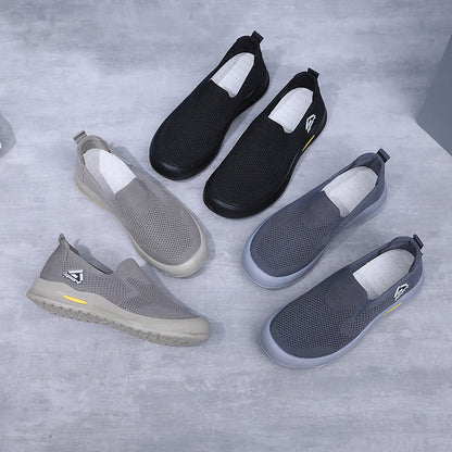 Zapatos sin cordones de suela blanda para hombre