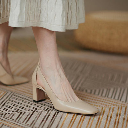 Tacones altos vintage para mujer
