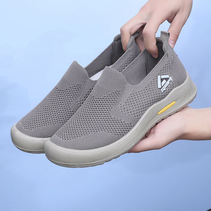 Zapatos sin cordones de suela blanda para hombre