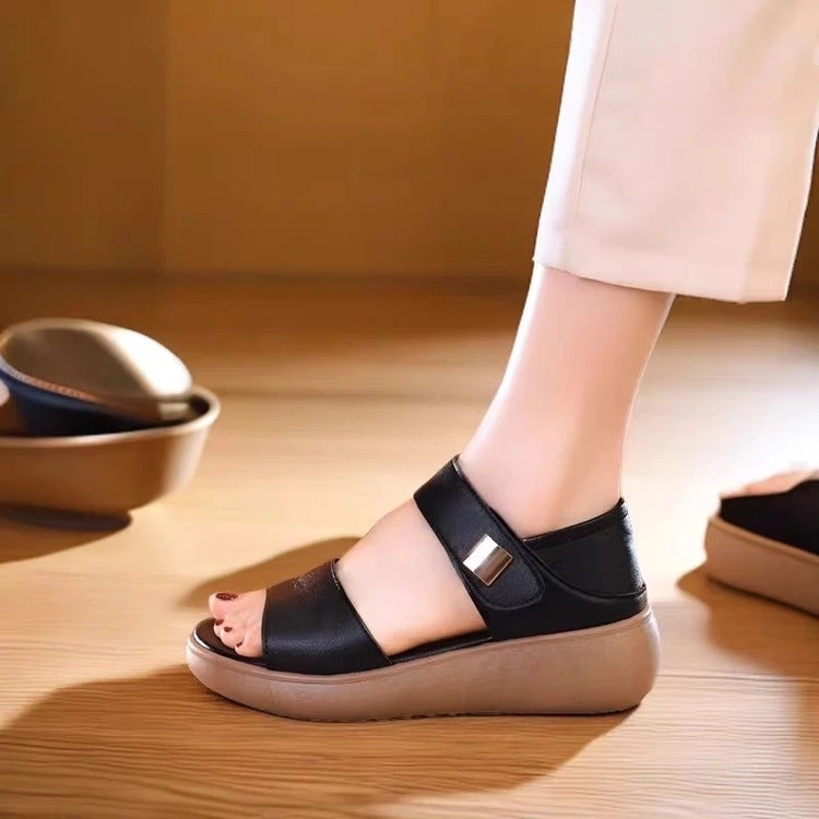 Sandalias planas y antideslizantes para mujer