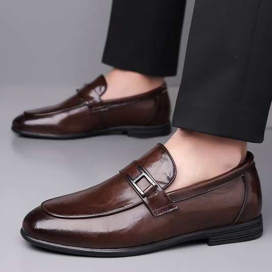 Mocasines de cuero para conducir para hombre