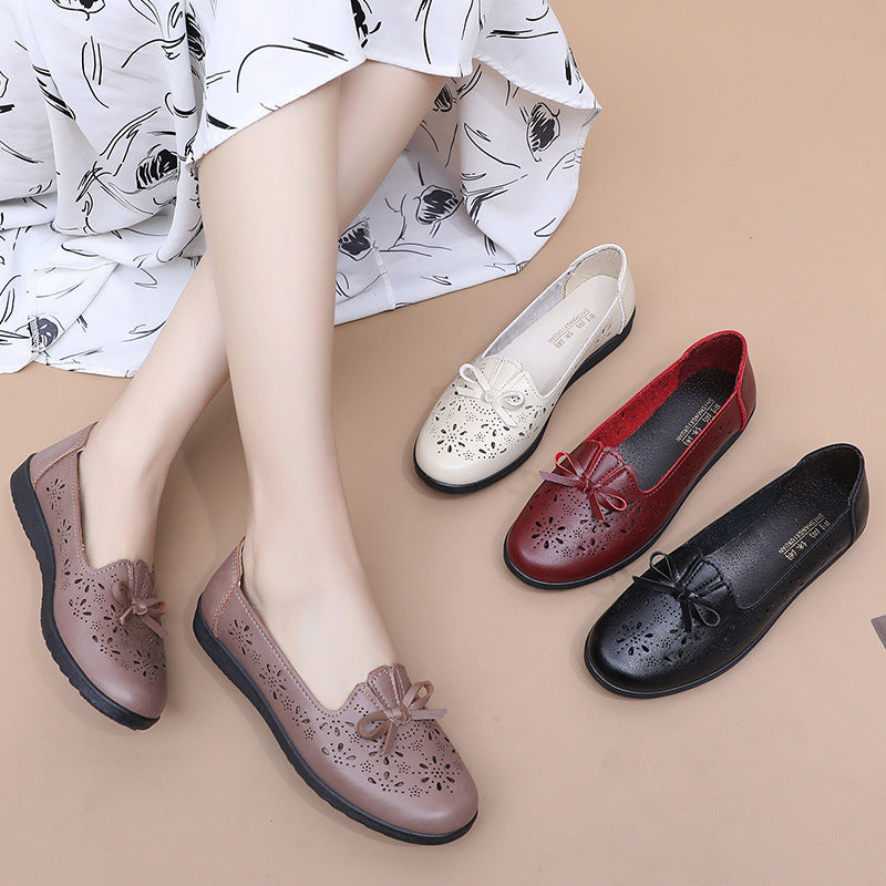 Sandalias con aberturas para mujer