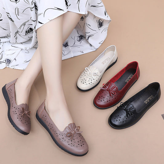 Sandalias con aberturas para mujer