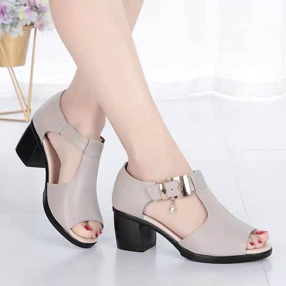 Sandalias de tacón alto para mujer