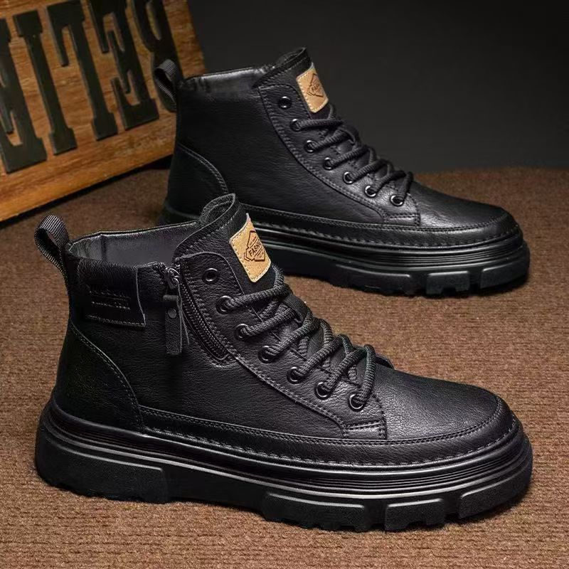 Botas de trabajo de caña media para hombre