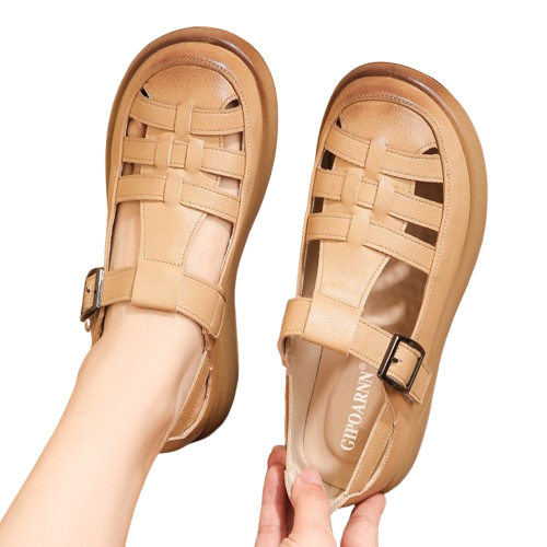 Sandalias antideslizantes de suela blanda para mujer