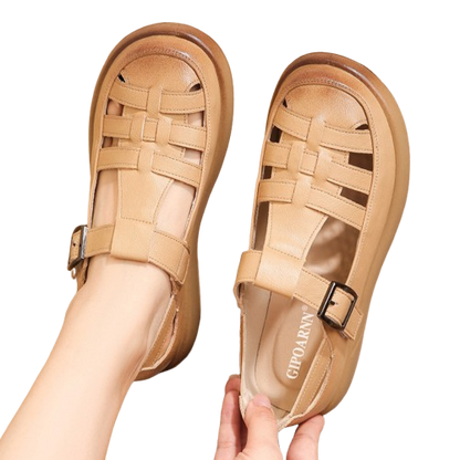 Sandalias antideslizantes de suela blanda para mujer