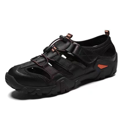 Sandalias de cuero suave para exteriores