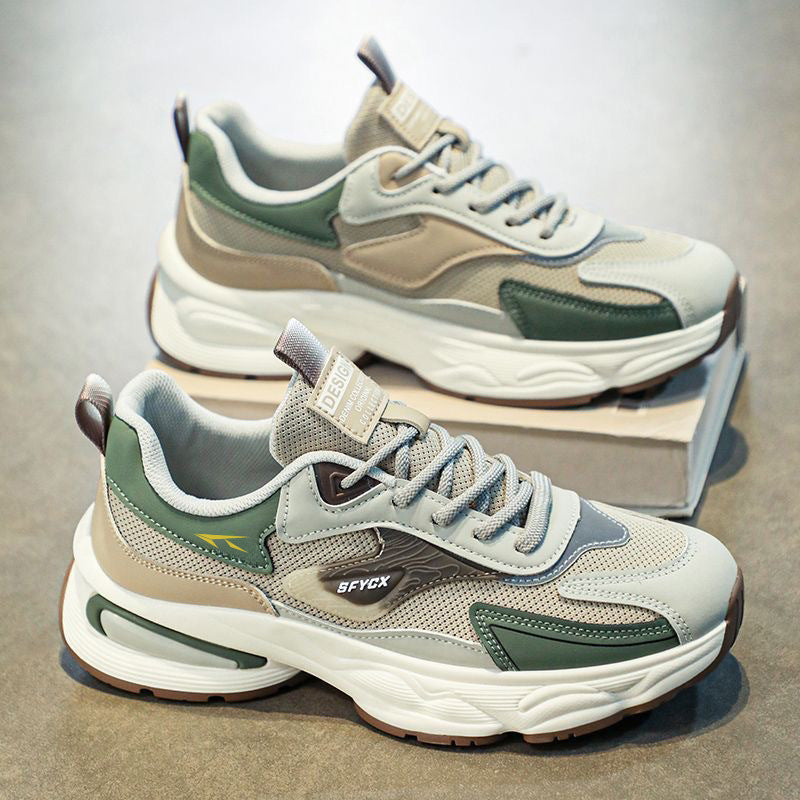 Zapatillas casuales antideslizantes para hombre estilo "Dad"