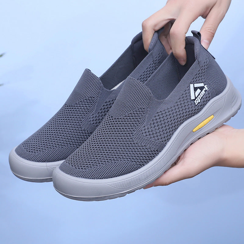 Zapatos sin cordones de suela blanda para hombre