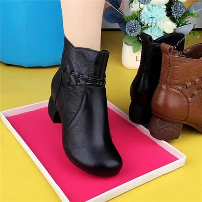 (patrón) botas de cuero para mujeres