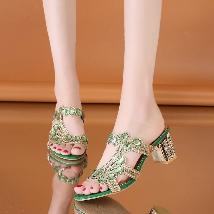 Sandalias de cristal para mujer