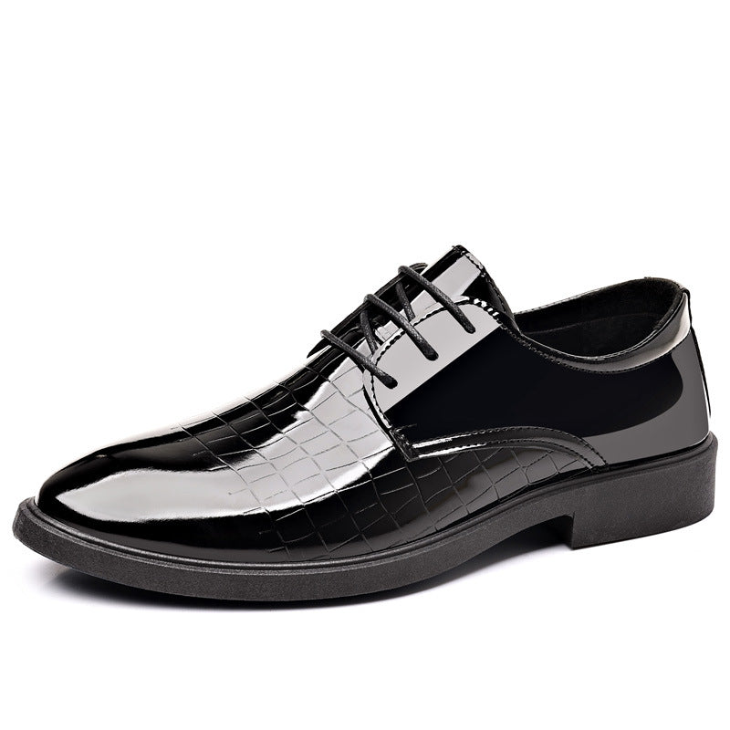 Zapatos casuales de cuero para hombre de tallas grandes