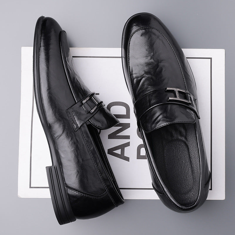 Mocasines de cuero para conducir para hombre