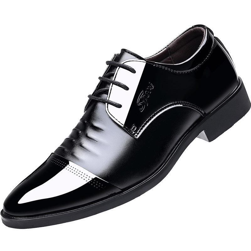 Zapatos de charol brillante para hombre