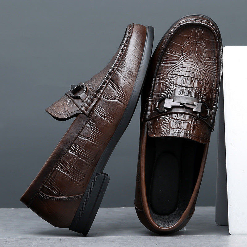 Mocasines slip-on para hombre de estilo británico