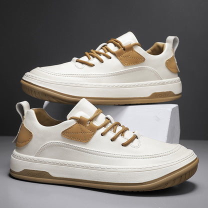 Zapatillas versátiles de estilo retro y ropa de trabajo para hombre