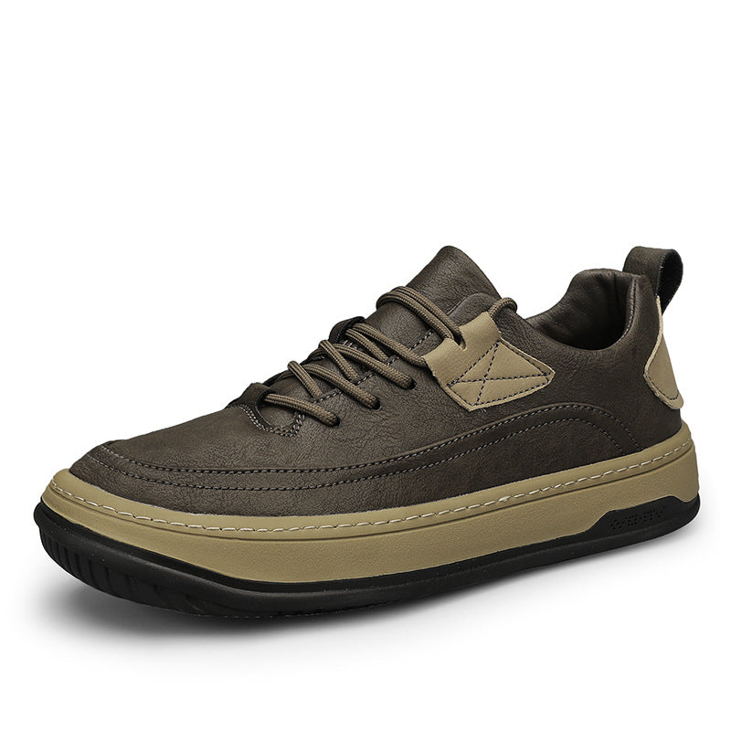 Zapatillas versátiles de estilo retro y ropa de trabajo para hombre