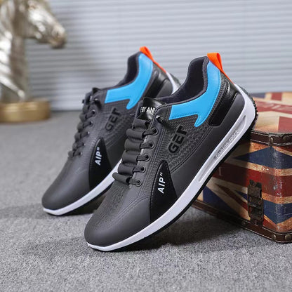 Nuevas zapatillas de deporte de cuero para hombre