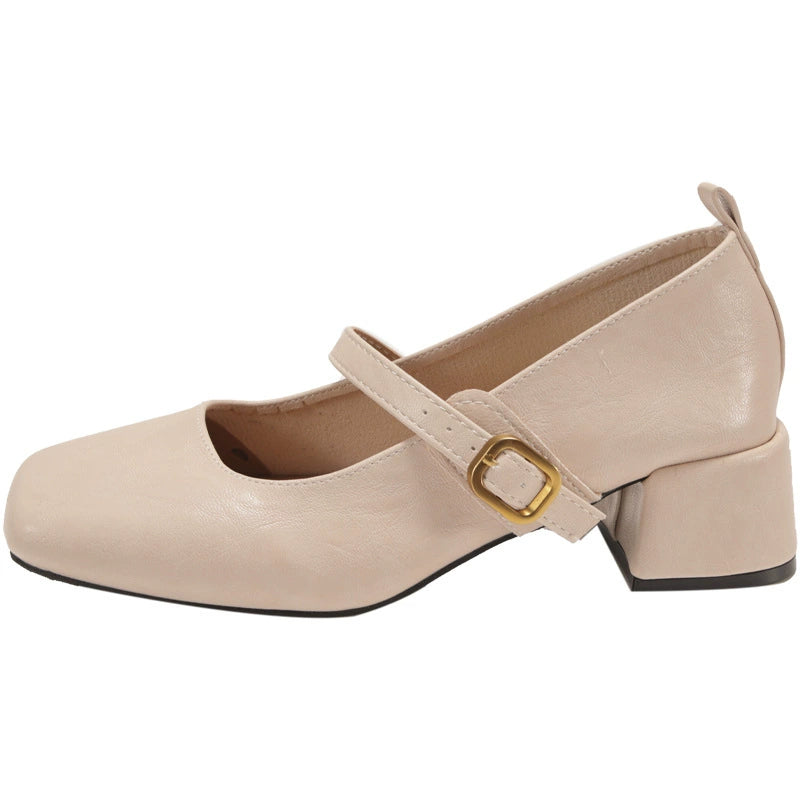 Zapatos Mary Jane de Piel Cómodos para Mujer