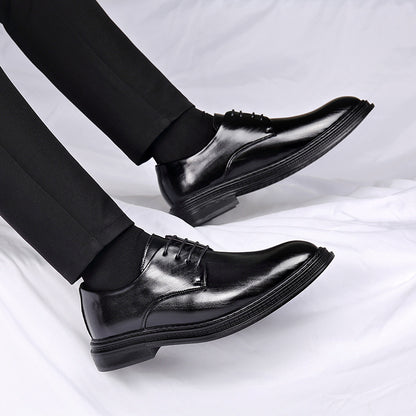 Zapatos de cuero formales para negocios para hombre