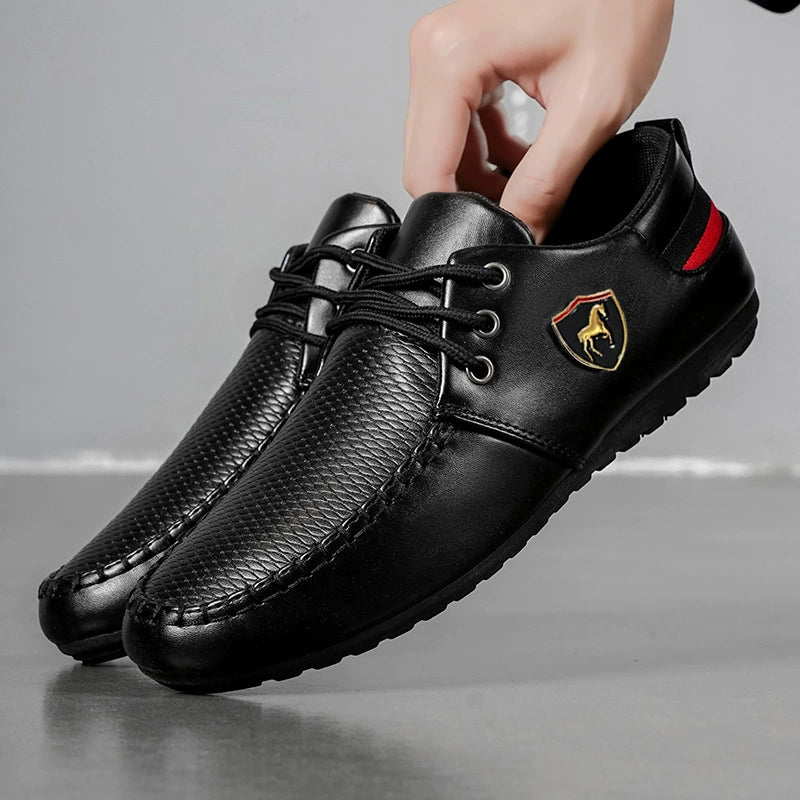 Zapatos de hombre de pelo de potro