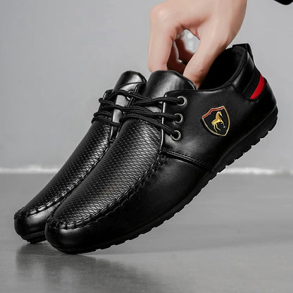 Zapatos de hombre de pelo de potro