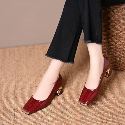 Zapatos planos de corte bajo para mujer