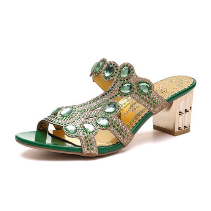 Sandalias de cristal para mujer